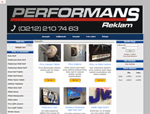 Tablet Screenshot of performansreklam.com.tr